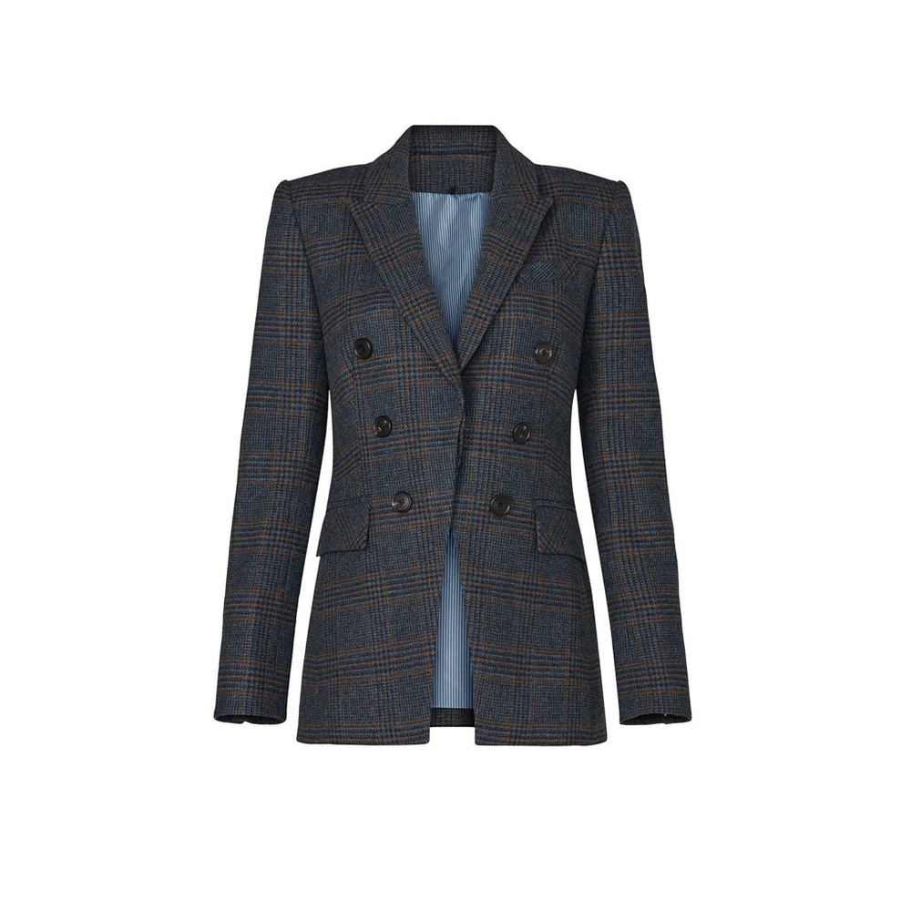 VERONICA BEARD Yareli Wool Plaid Blazer - Picture 4 of 8